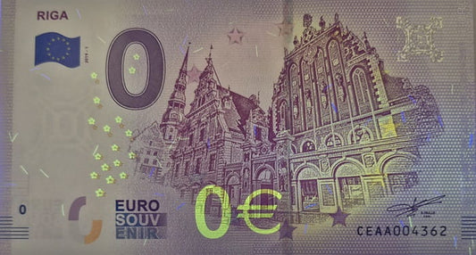 0 euro Łotwa Ryga 2019