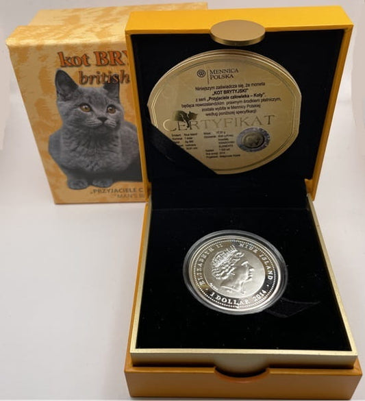 1 dolar kot brytyjski Przyjaciele Człowieka 2014 r.