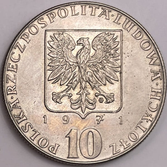 Moneta 10 zł FAO Fiat Panis 1971