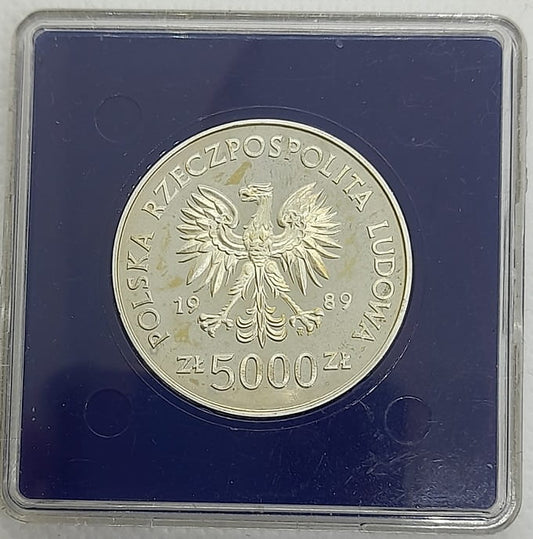 5000 zł Żołnierz Polski na Frontach Westerplatte 1989