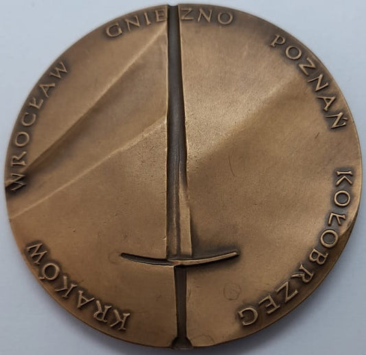 Medal Bolesław Chrobry półpostać PTAiN