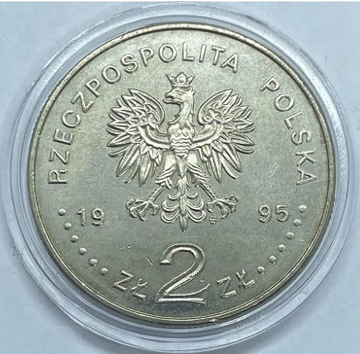 Moneta 2 zł 100 lat Nowożytnych Igrzysk Olimpijskich 1995