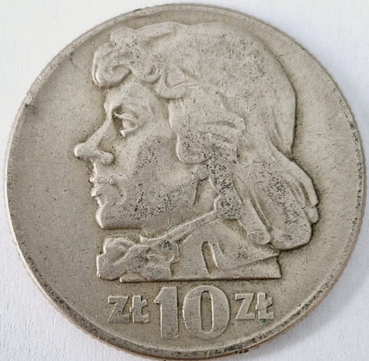 Moneta 10 zł Tadeusz Kościuszko 1966