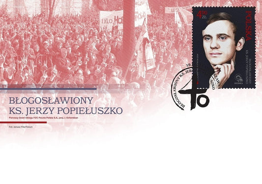Koperta FDC Błogosławiony ks. Jerzy Popiełuszko 2024